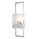 Hubbardton Forge 2025 Sterling Clear Glass (ZM) Geo Sconce