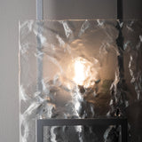 Hubbardton Forge 2025 Sterling Clear Glass (ZM) Geo Sconce