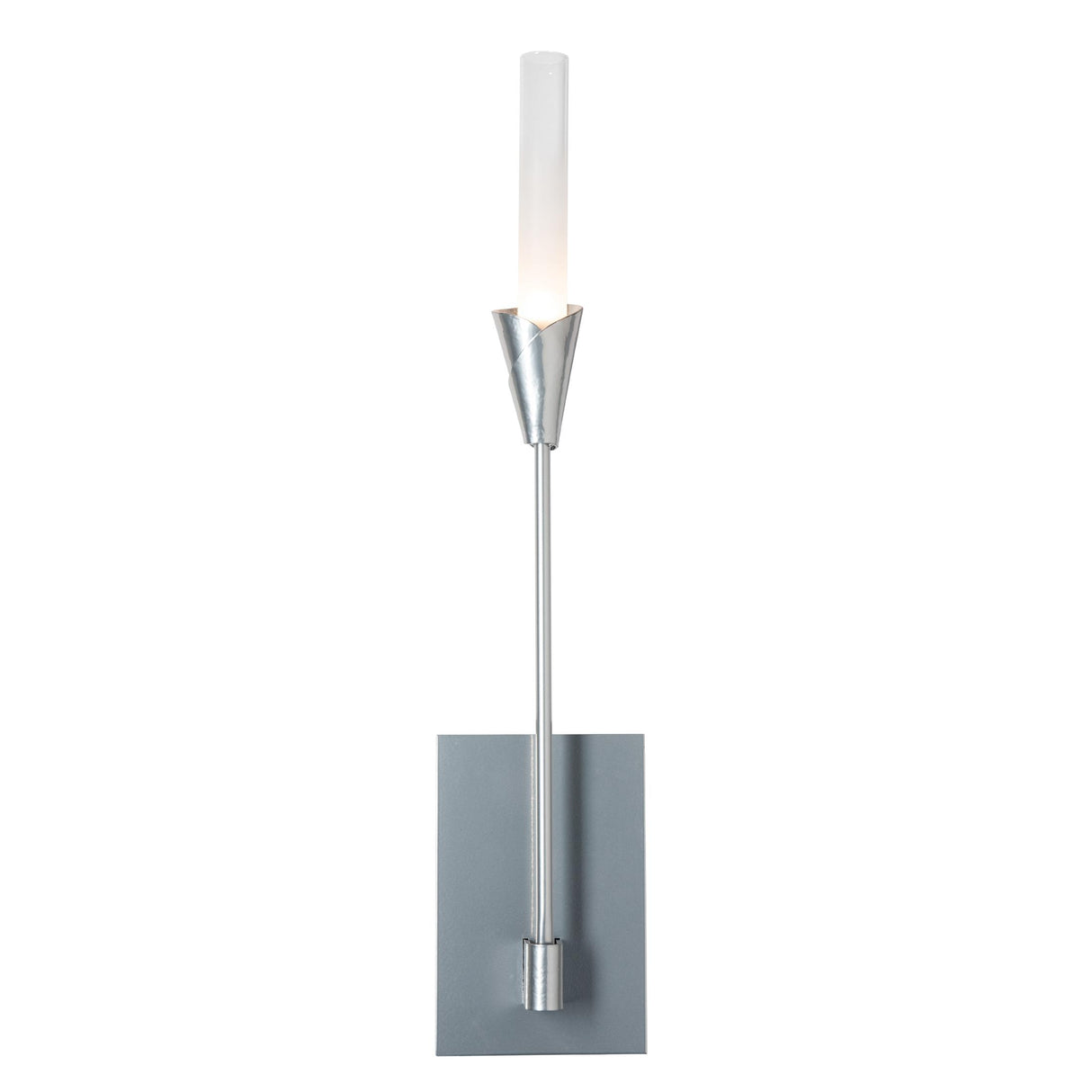 Hubbardton Forge 2025 Sterling Frosted Gradient Glass (WC) Lilium Sconce