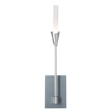Hubbardton Forge 2025 Sterling Frosted Gradient Glass (WC) Lilium Sconce