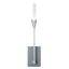 Hubbardton Forge 2025 Sterling Frosted Gradient Glass (WC) Lilium Sconce