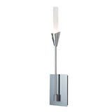 Hubbardton Forge 2025 Sterling Frosted Gradient Glass (WC) Lilium Sconce