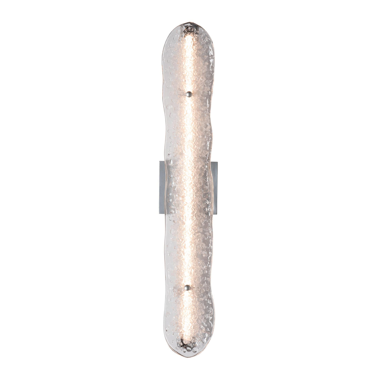 Hubbardton Forge 2025 Sterling Clear Glass (ZM) Glissade LED Bath Bar