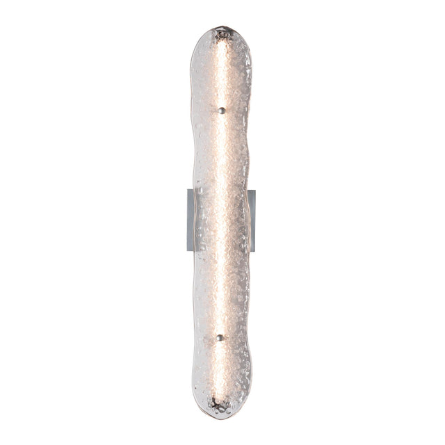 Hubbardton Forge 2025 Sterling Clear Glass (ZM) Glissade LED Bath Bar