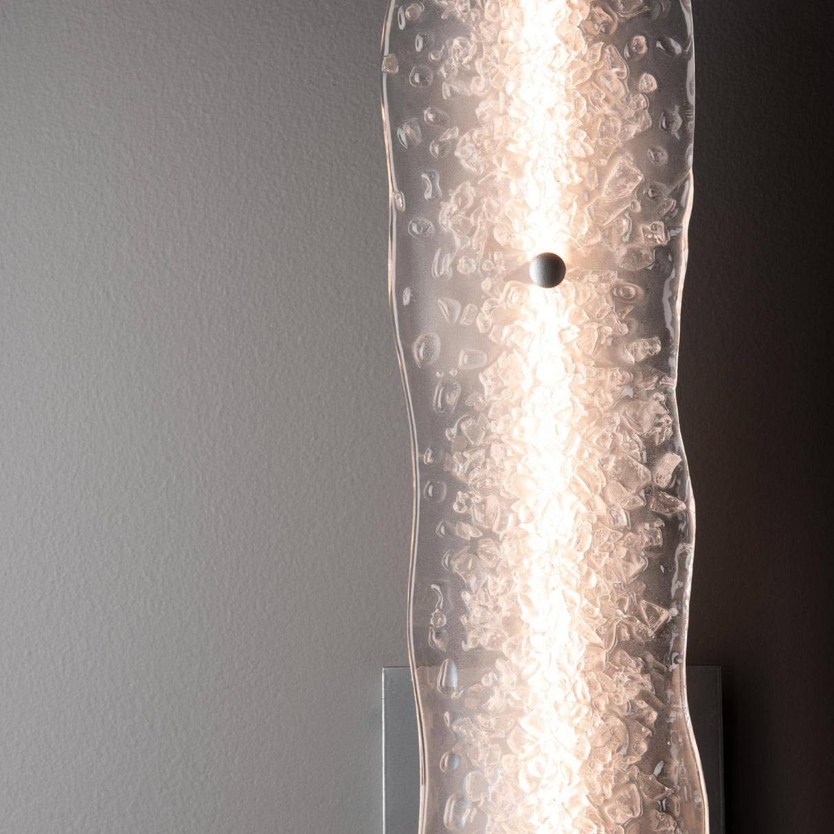Hubbardton Forge 2025 Sterling Clear Glass (ZM) Glissade LED Bath Bar