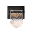 Hubbardton Forge 2025 Ink Clear Glass (ZM) Riverbed LED Sconce