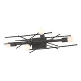 Hubbardton Forge 2024 Natural Iron Brindille 4-Light Large Sconce/Semi-Flush