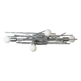Hubbardton Forge 2024 Sterling Brindille 4-Light Large Sconce/Semi-Flush