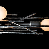Hubbardton Forge 2024 Sterling Brindille 4-Light Large Sconce/Semi-Flush