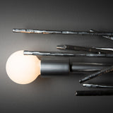 Hubbardton Forge 2024 Sterling Brindille 4-Light Large Sconce/Semi-Flush