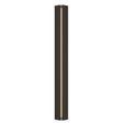 Hubbardton Forge 2024 Oil Rubbed Bronze Decaf Acrylic (ZG) Gallery Medium LED Sconce