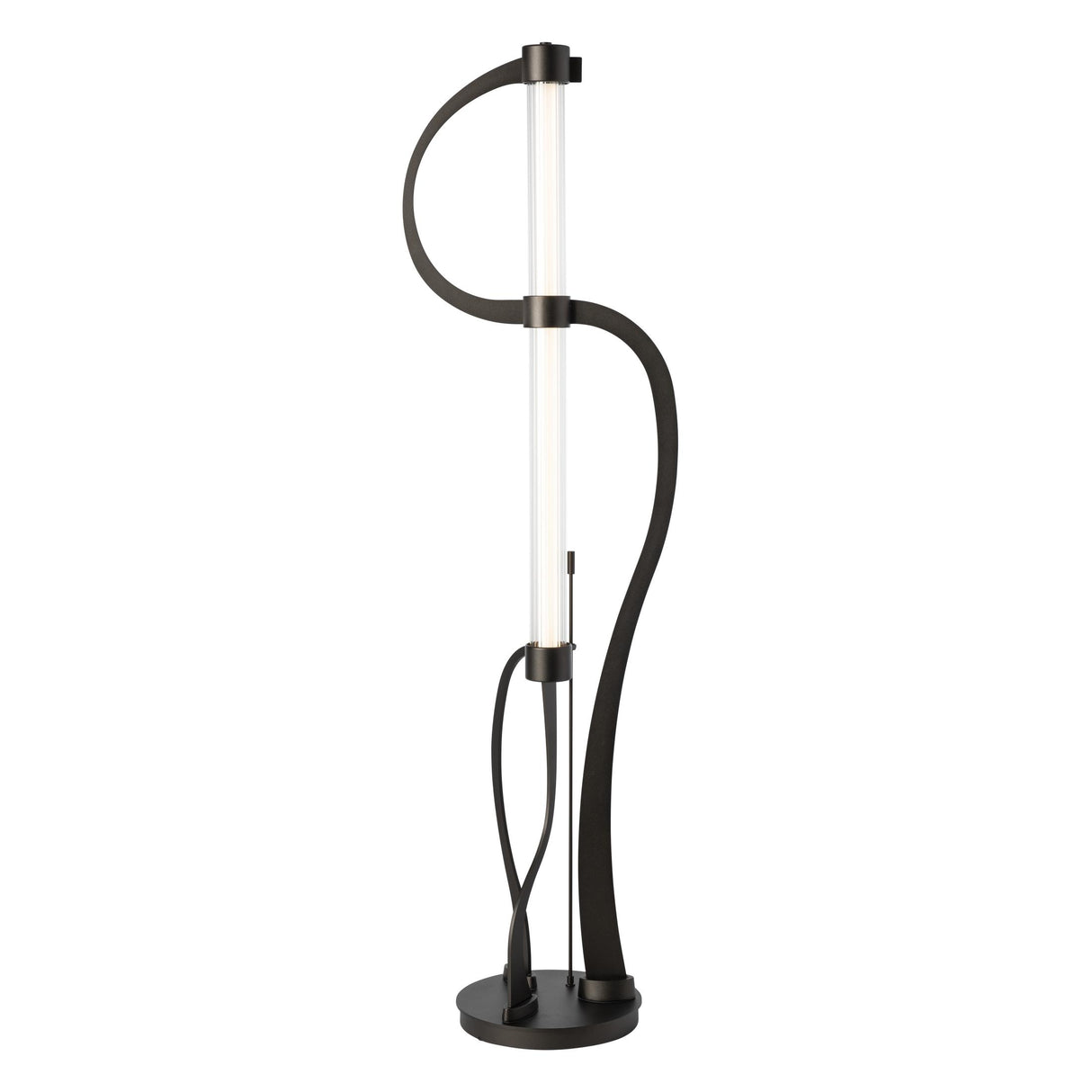 Hubbardton Forge 2023 Oil Rubbed Bronze Clear Glass (ZM) Pulse Floor Lamp