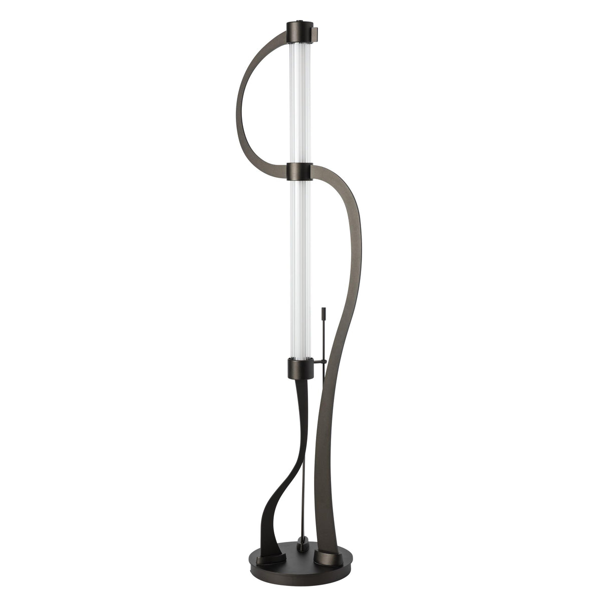 Hubbardton Forge 2023 Oil Rubbed Bronze Clear Glass (ZM) Pulse Floor Lamp