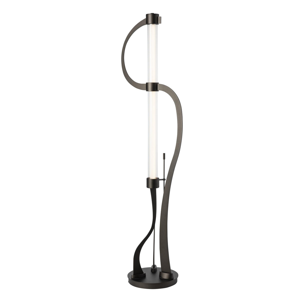 Hubbardton Forge 2023 Oil Rubbed Bronze Clear Glass (ZM) Pulse Floor Lamp