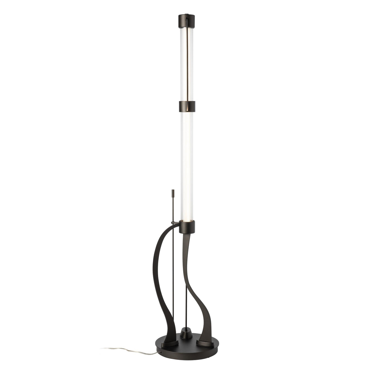 Hubbardton Forge 2023 Oil Rubbed Bronze Clear Glass (ZM) Pulse Floor Lamp