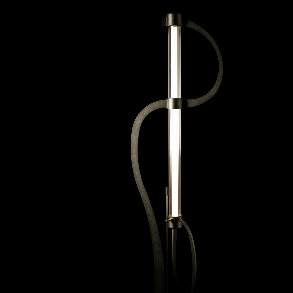 Hubbardton Forge 2023 Oil Rubbed Bronze Clear Glass (ZM) Pulse Floor Lamp