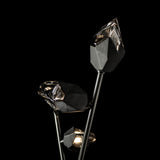 Hubbardton Forge 2023 Ink Black Crystal (BP) Chrysalis Torchiere