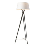 Hubbardton Forge 2023 Oil Rubbed Bronze Modern Brass Natural Anna Shade (SF) Tryst Floor Lamp