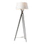 Hubbardton Forge 2023 Oil Rubbed Bronze Modern Brass Natural Anna Shade (SF) Tryst Floor Lamp