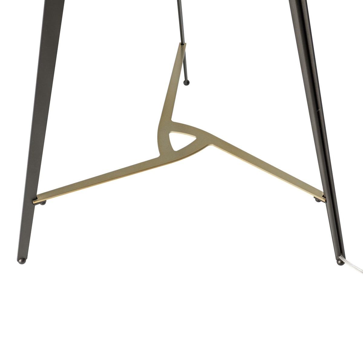 Hubbardton Forge 2023 Oil Rubbed Bronze Modern Brass Natural Anna Shade (SF) Tryst Floor Lamp