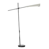Hubbardton Forge 2023 Black Sterling Vertex Floor Lamp