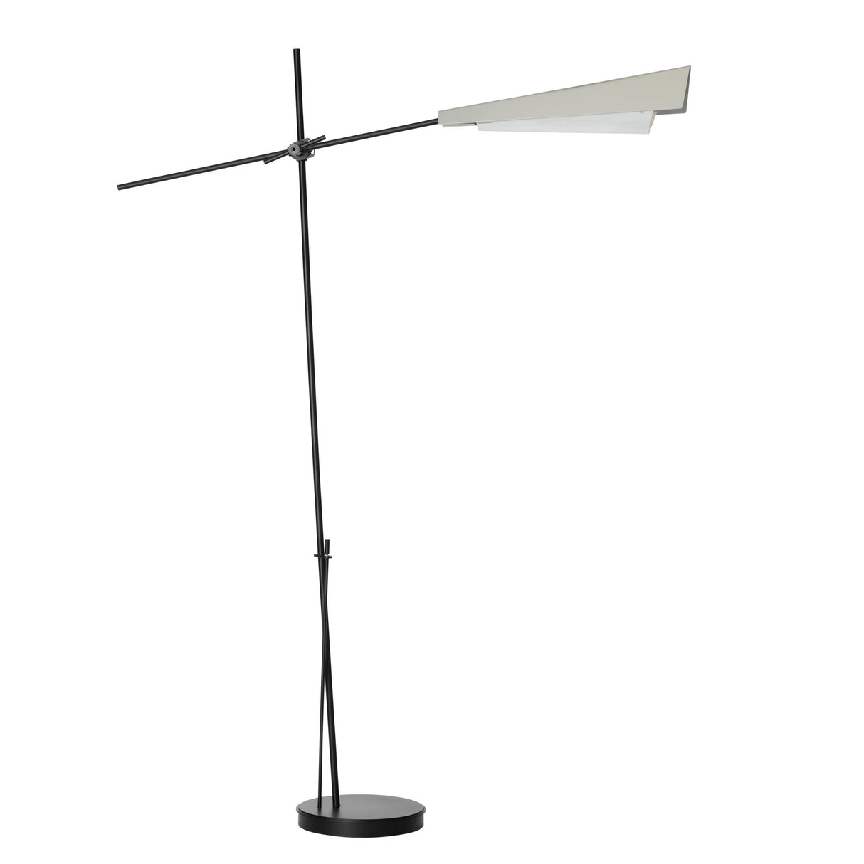 Hubbardton Forge 2023 Black Sterling Vertex Floor Lamp