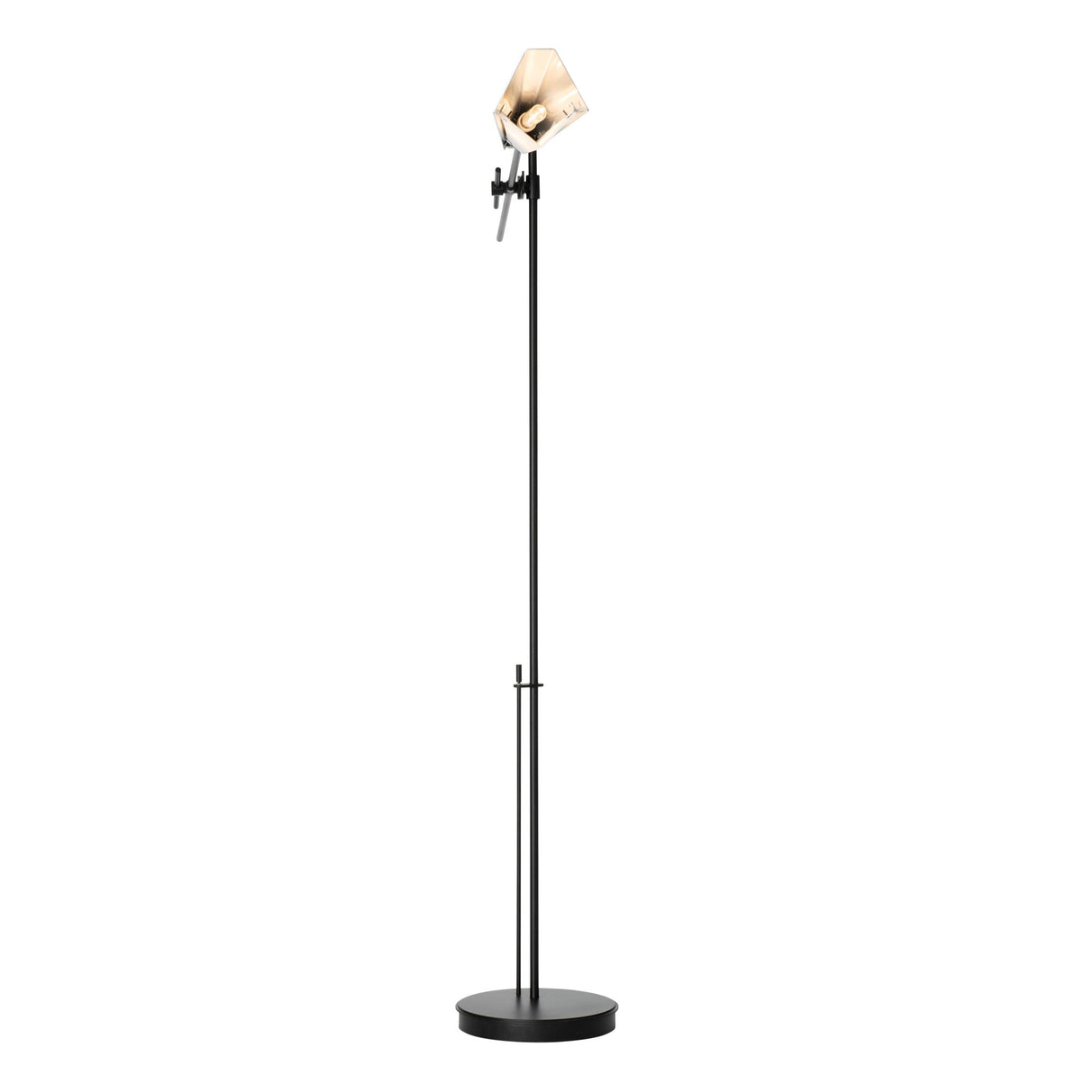 Hubbardton Forge 2023 Black Sterling Vertex Floor Lamp