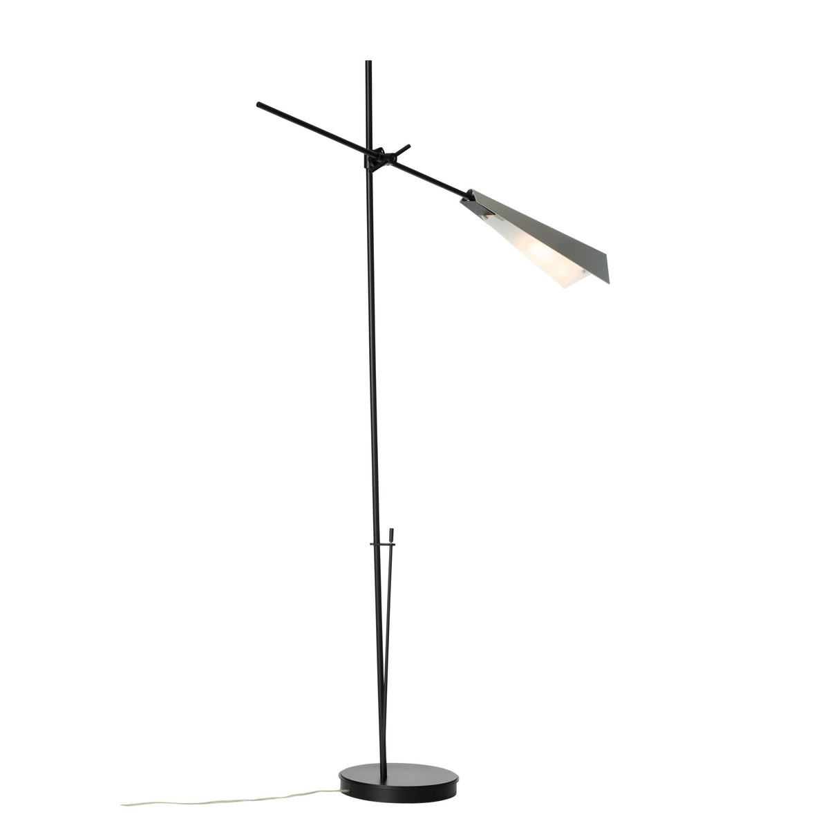 Hubbardton Forge 2023 Black Sterling Vertex Floor Lamp