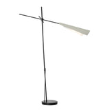 Hubbardton Forge 2023 Black Sterling Vertex Floor Lamp