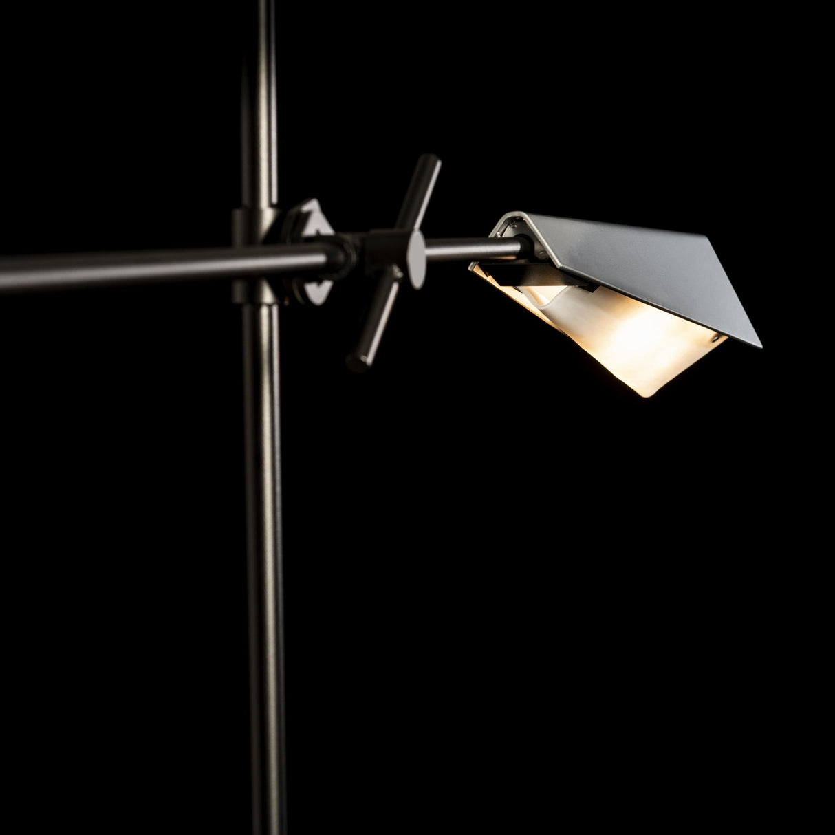 Hubbardton Forge 2023 Black Sterling Vertex Floor Lamp
