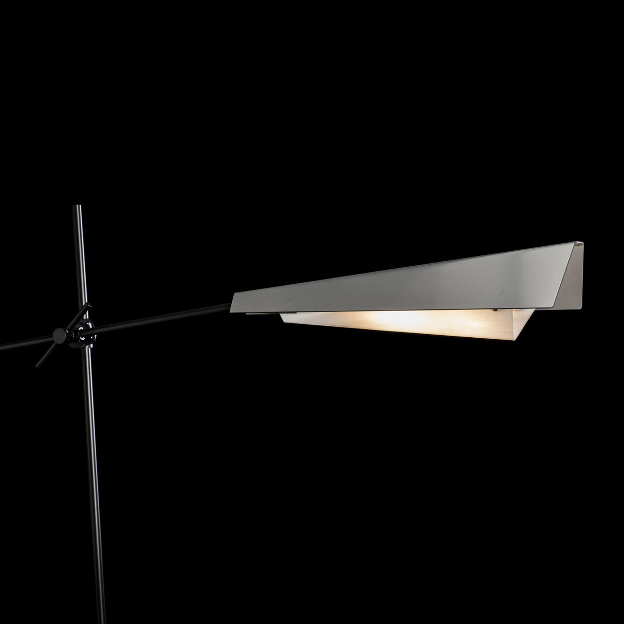 Hubbardton Forge 2023 Black Sterling Vertex Floor Lamp
