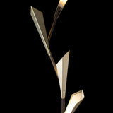 Hubbardton Forge 2025 Dark Smoke Modern Brass Quill Torchiere