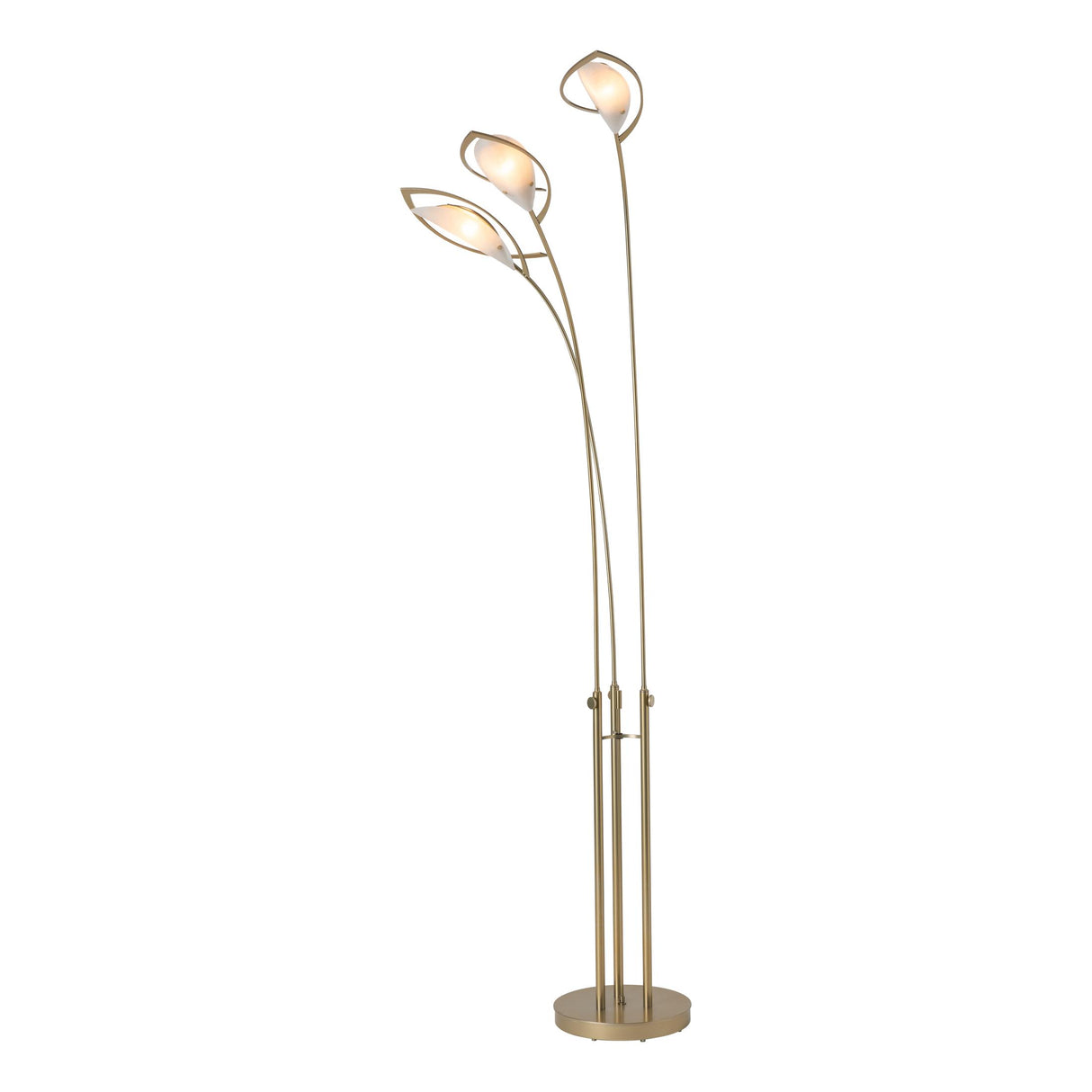 Hubbardton Forge 2025 Modern Brass Frosted Glass (FD) Aerial Torchiere
