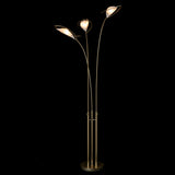 Hubbardton Forge 2025 Modern Brass Frosted Glass (FD) Aerial Torchiere