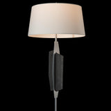 Hubbardton Forge 2025 Sterling Slate Natural Anna Shade (SF) Cambrian Floor Lamp