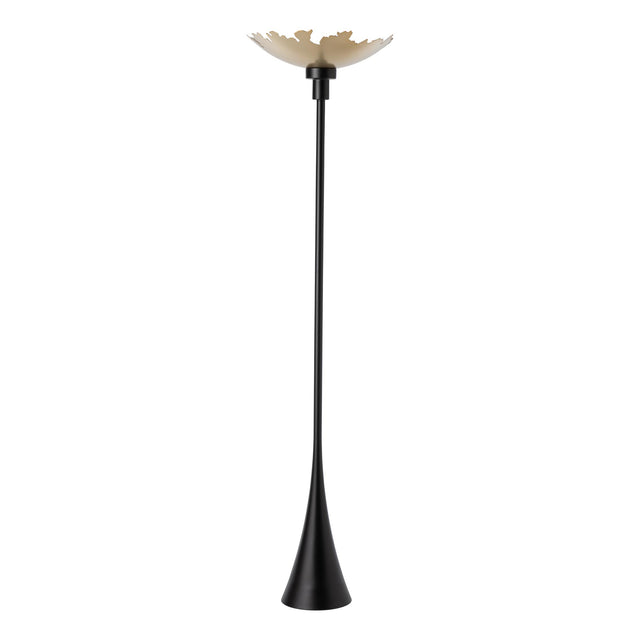 Hubbardton Forge 2025 Black Modern Brass Pangea Torchiere