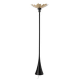 Hubbardton Forge 2025 Black Modern Brass Pangea Torchiere