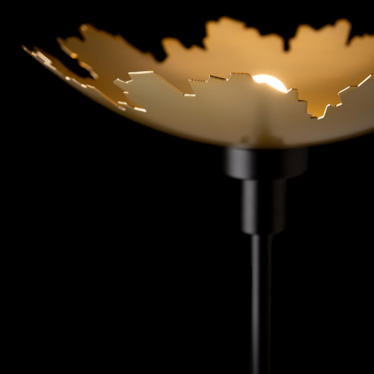 Hubbardton Forge 2025 Black Modern Brass Pangea Torchiere