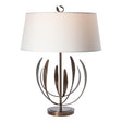 Hubbardton Forge 2025 Bronze Natural Anna Shade (SF) Dahlia Table Lamp