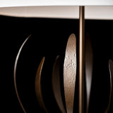 Hubbardton Forge 2025 Bronze Natural Anna Shade (SF) Dahlia Table Lamp