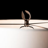 Hubbardton Forge 2025 Bronze Natural Anna Shade (SF) Dahlia Table Lamp