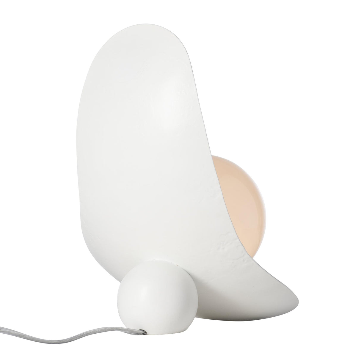 Hubbardton Forge 2023 White Yoki Table Lamp