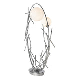 Hubbardton Forge 2023 Sterling Shell Glass (GS) Brindille Ring Lamp