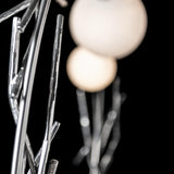 Hubbardton Forge 2023 Sterling Shell Glass (GS) Brindille Ring Lamp
