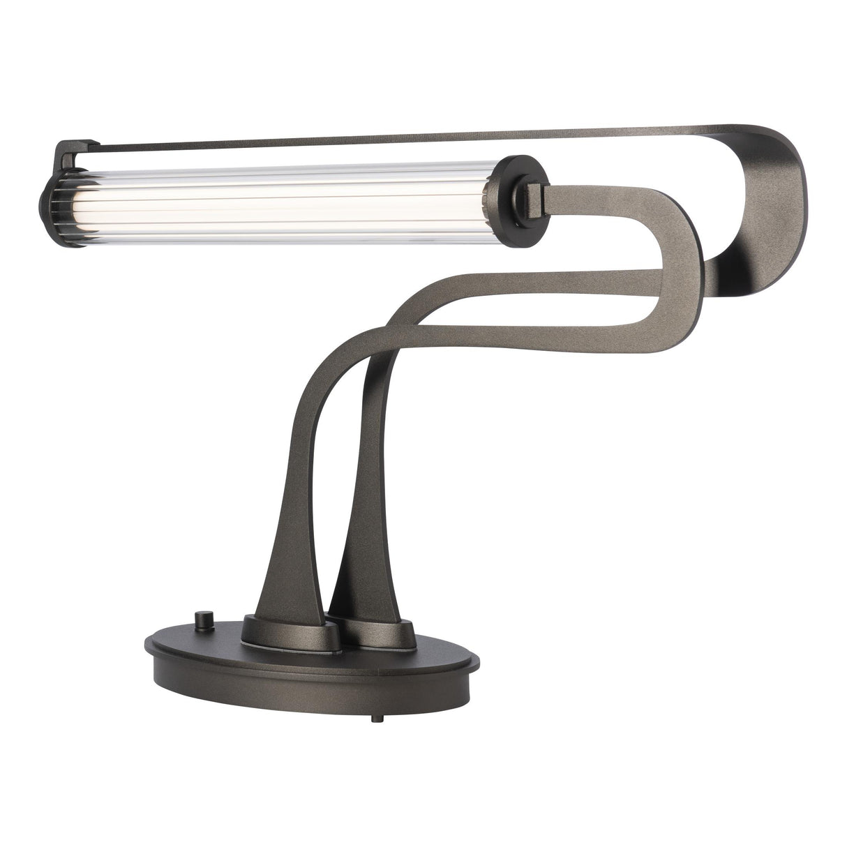 Hubbardton Forge 2023 Oil Rubbed Bronze Clear Glass (ZM) Pulse Table Lamp