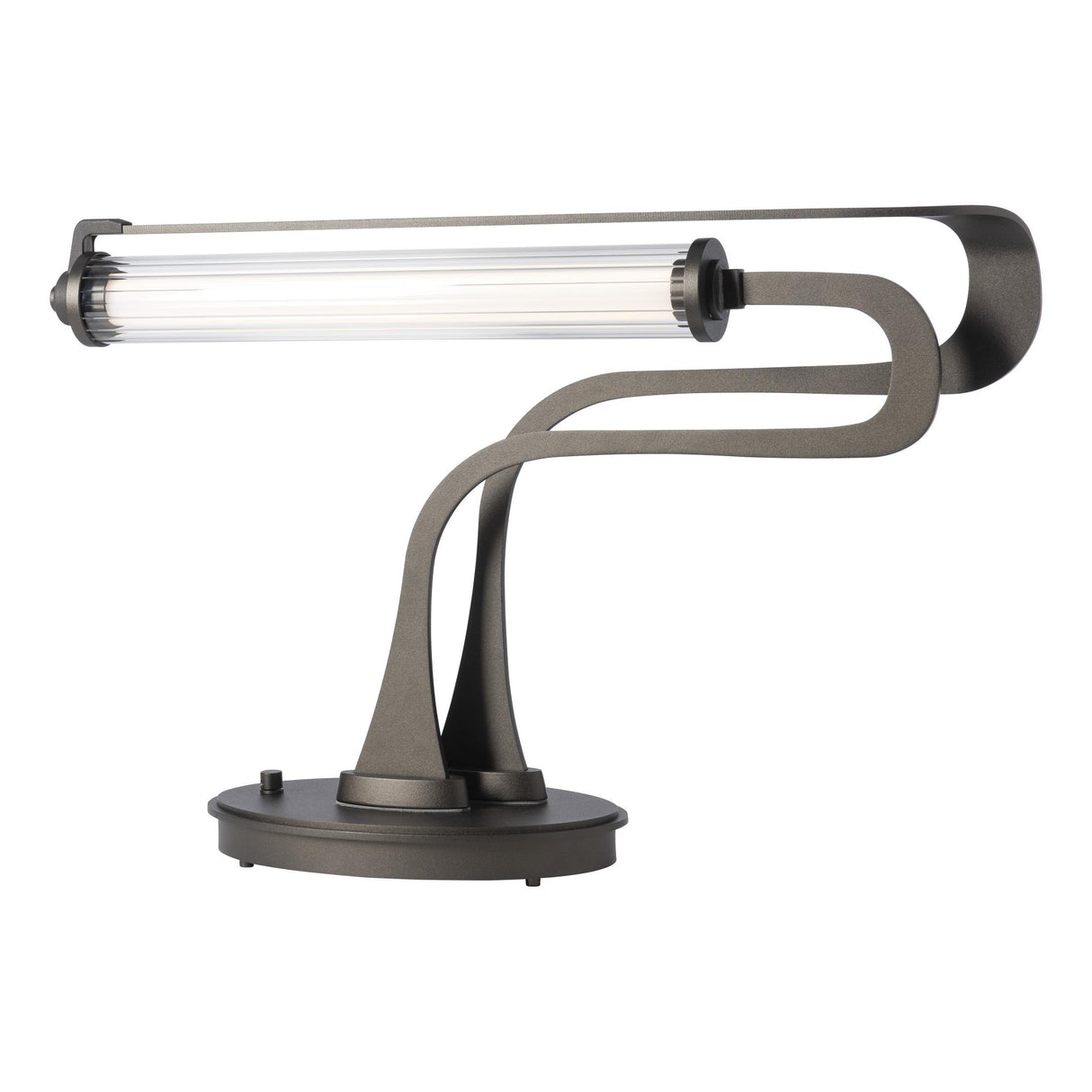 Hubbardton Forge 2023 Oil Rubbed Bronze Clear Glass (ZM) Pulse Table Lamp