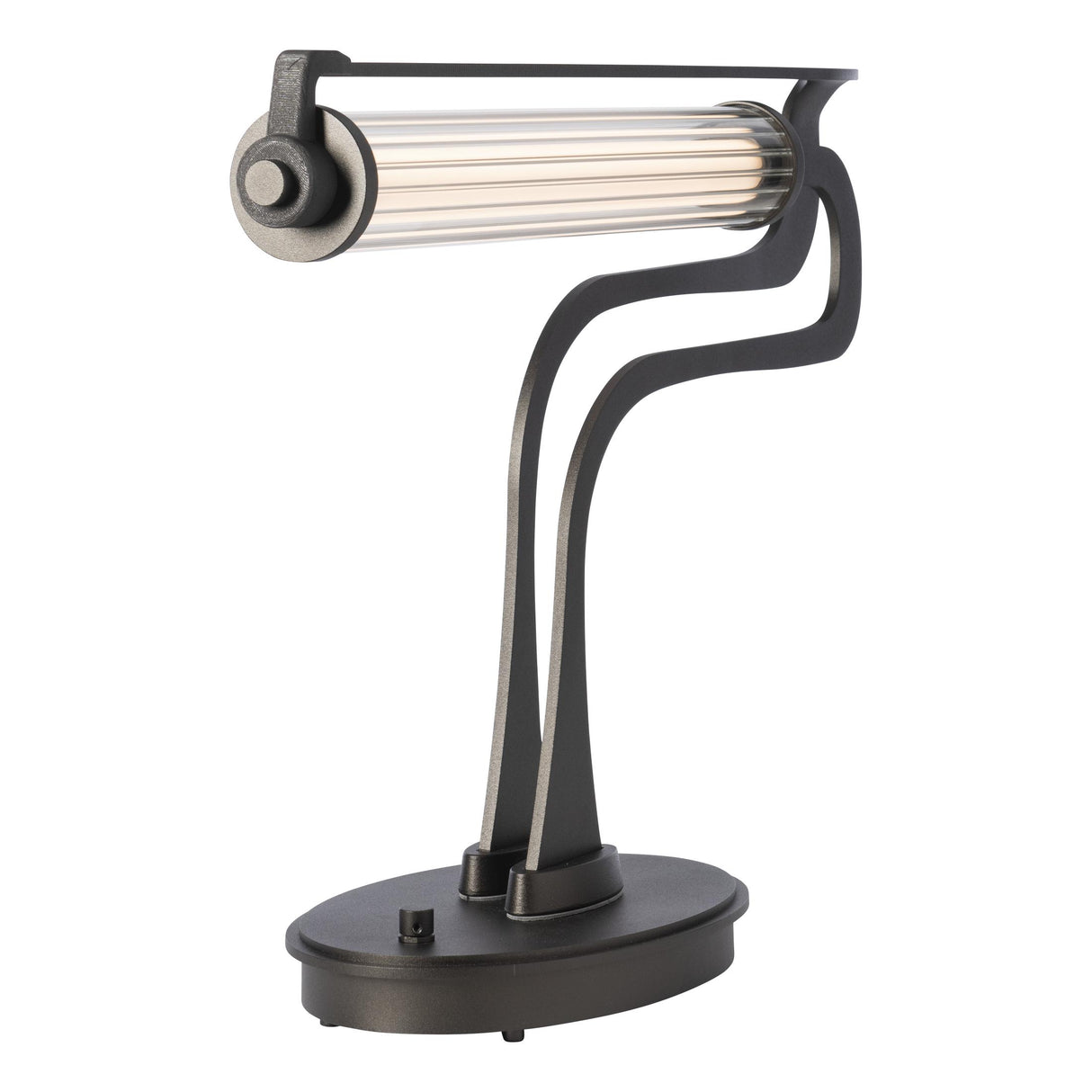 Hubbardton Forge 2023 Oil Rubbed Bronze Clear Glass (ZM) Pulse Table Lamp