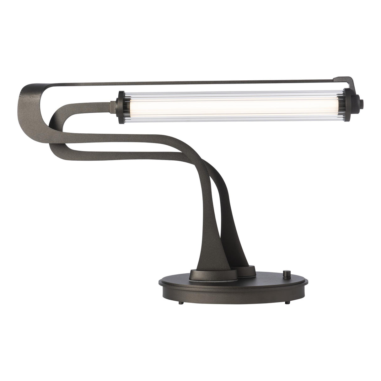 Hubbardton Forge 2023 Oil Rubbed Bronze Clear Glass (ZM) Pulse Table Lamp