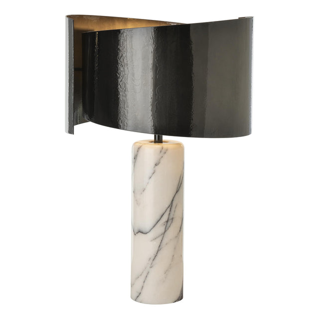 Hubbardton Forge 2023 Ink Lilac Marble Zen Table Lamp