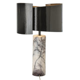 Hubbardton Forge 2023 Ink Lilac Marble Zen Table Lamp